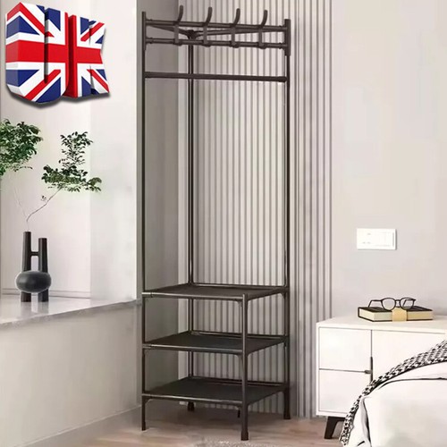 Corner coat stand metal - coat,