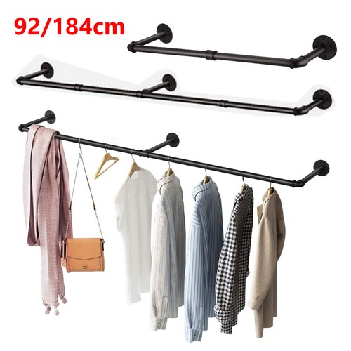 Industrial pipe clothes rail - pipe,