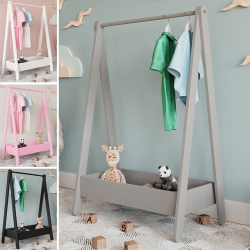 Kids wooden hanging - dress, up