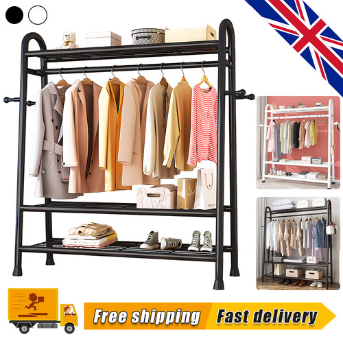 Heavy duty double clothes rail - double,