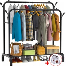 Heavy Duty Double Clothes Rail