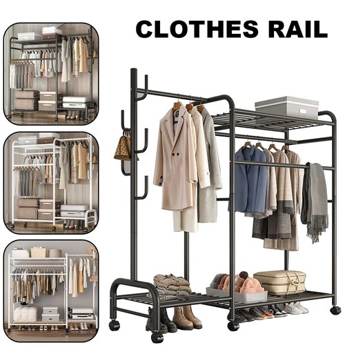 Heavy duty metal double - metal, rail