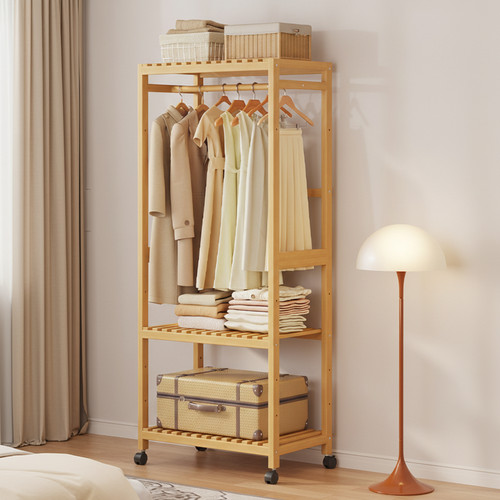Wooden clothes rail hanging - wooden,