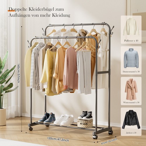 Heavy duty metal - clothes, rail