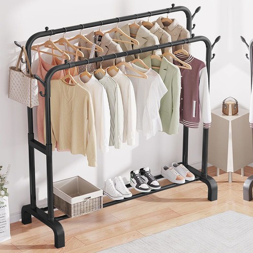 Heavy duty double clothes rail - heavy,