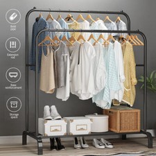 Heavy Duty Double Clothes Rail